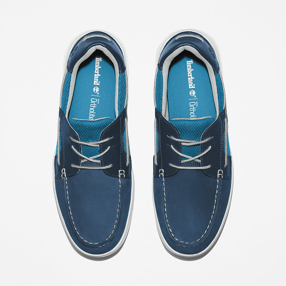 Seneca Bay Boat Shoe for Men in Blue Timberland Discount
