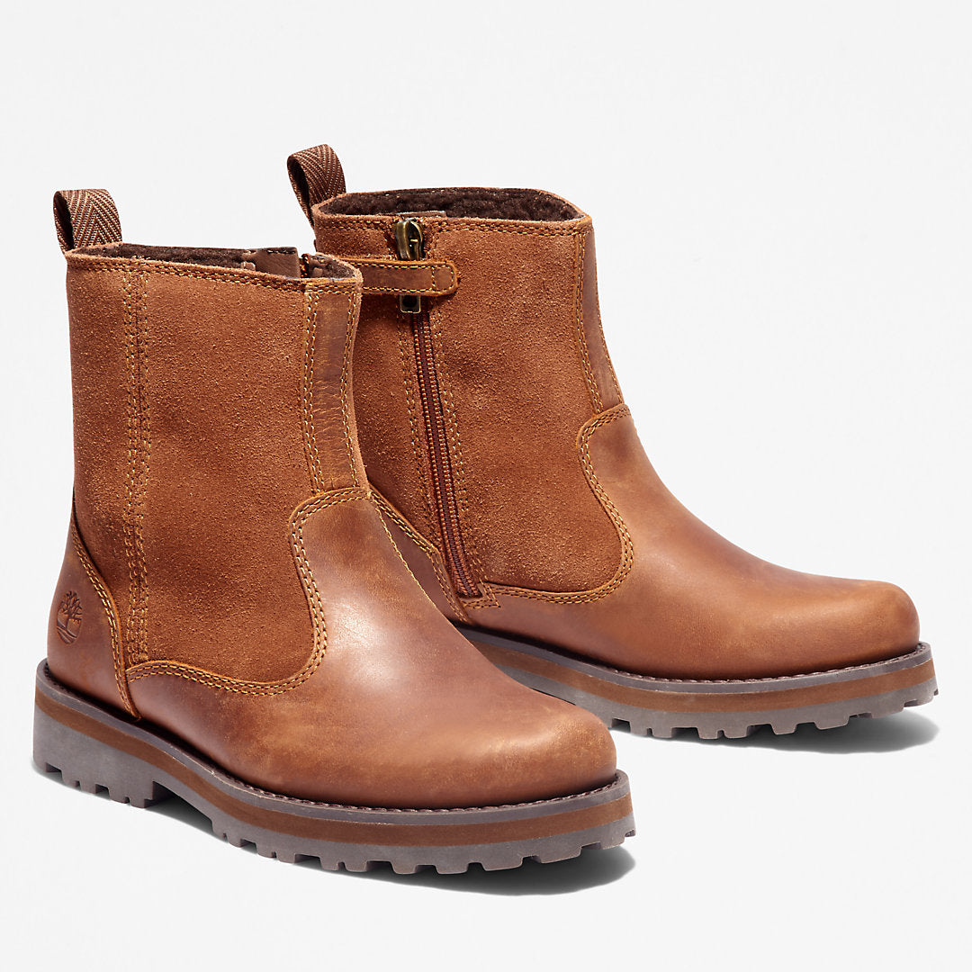 Courma Kid Lined Boot for Youth in Brown Timberland Discount