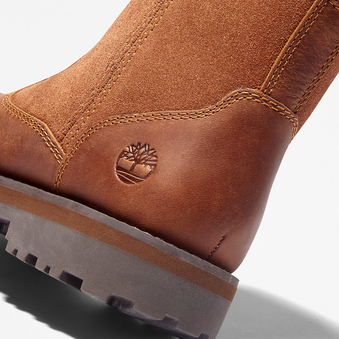 Courma Kid Lined Boot for Youth in Brown Timberland Discount