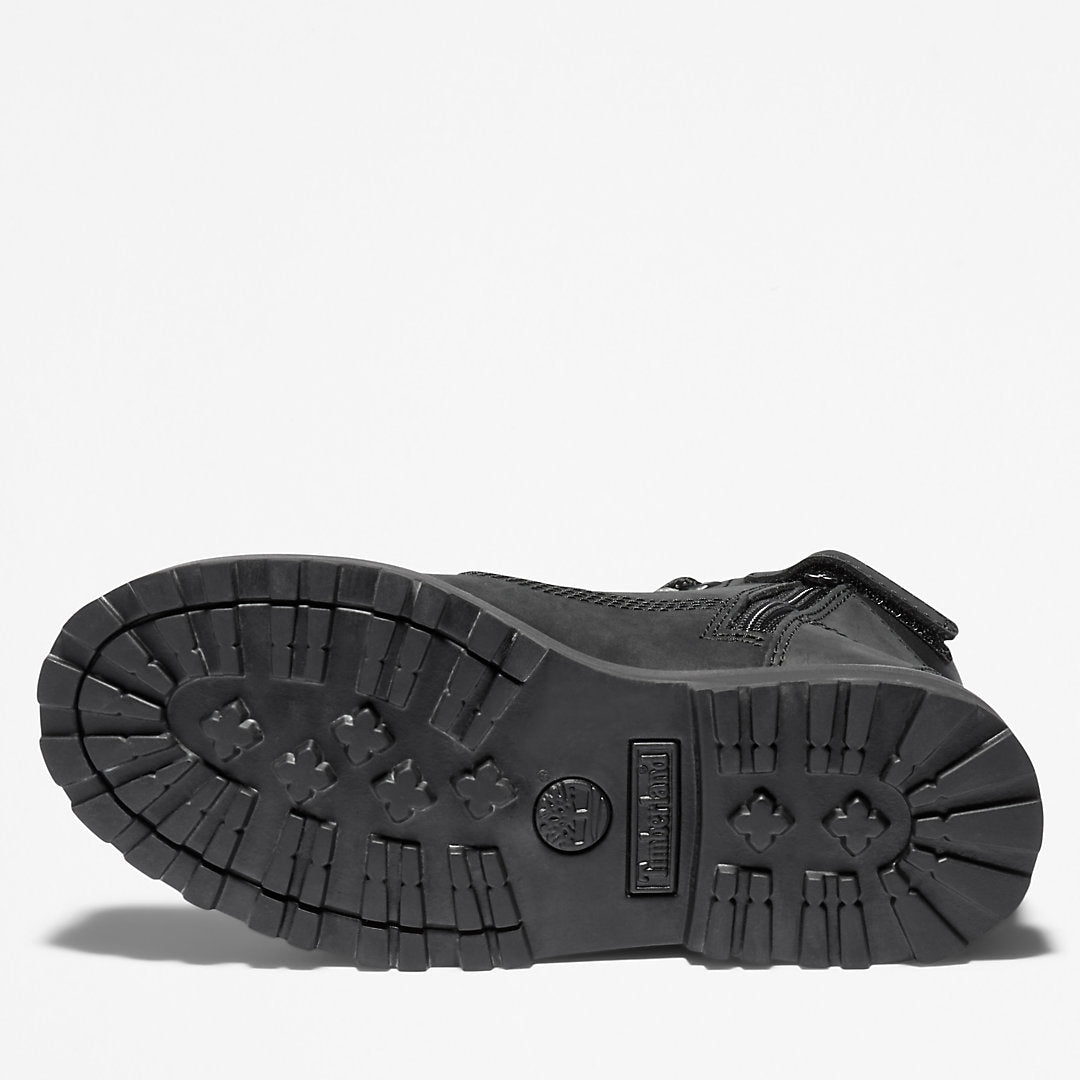 Courma 6 Inch Side-Zip Boot for Youth in Black Timberland Online