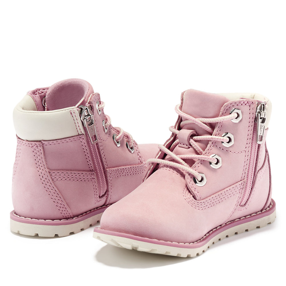 Toddler Pokey Pine 6-Inch Side-Zip Boots in Pink Timberland Online