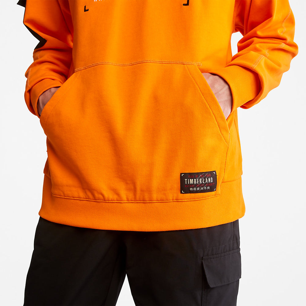 Year of the Tiger Sweatshirt for Men in Orange Timberland Discount