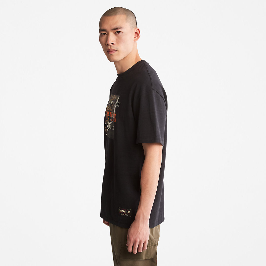 Year of the Tiger T-Shirt for Men in Black Timberland On Sale