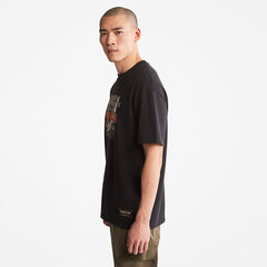 Year of the Tiger T-Shirt for Men in Black Timberland On Sale