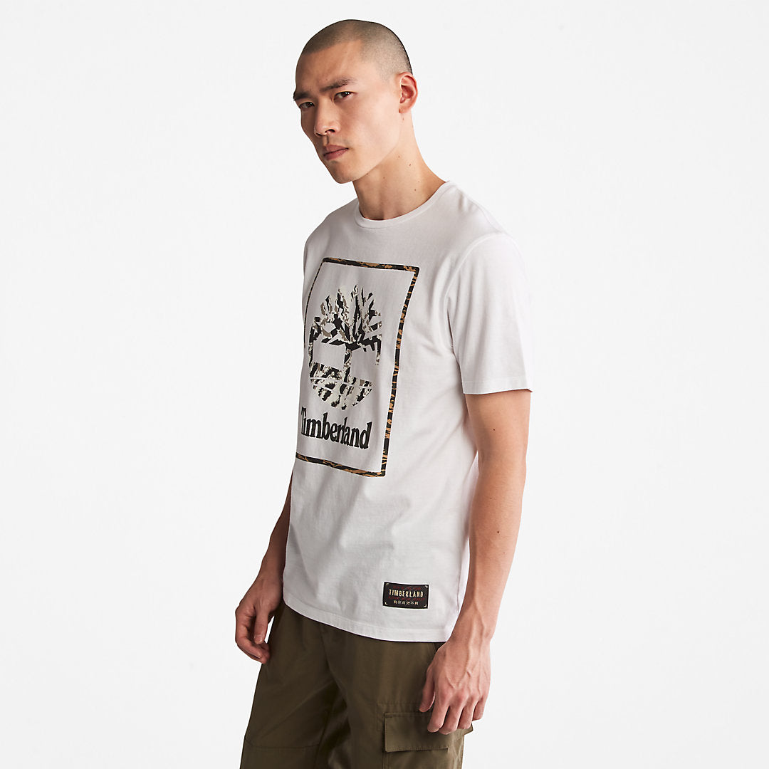 Year of the Tiger T-Shirt for Men in White Timberland Online