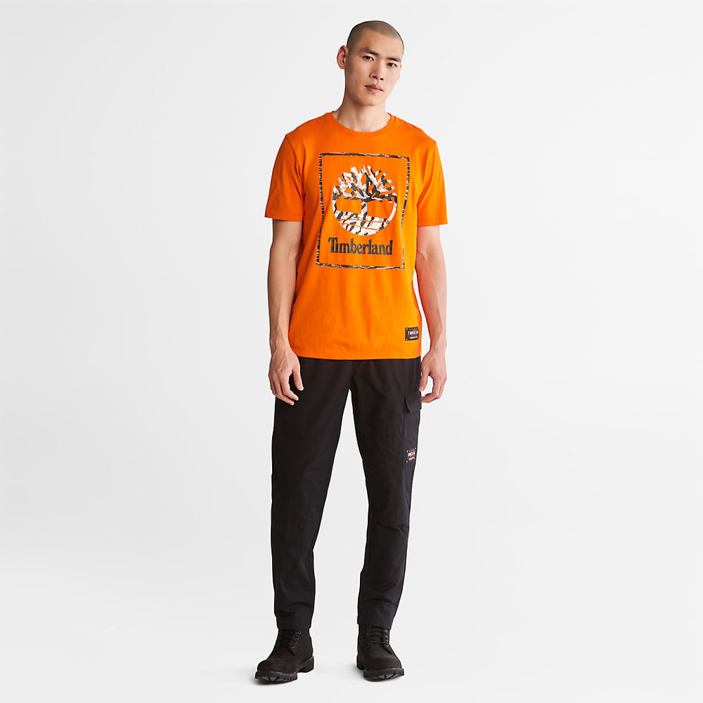 Year of the Tiger T-Shirt for Men in Orange Timberland Sale