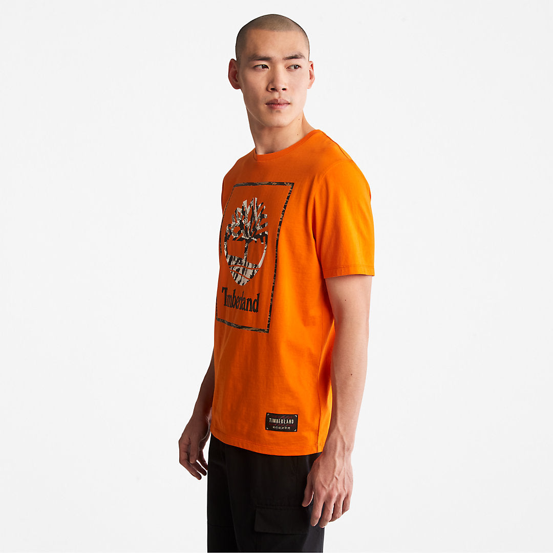 Year of the Tiger T-Shirt for Men in Orange Timberland Sale