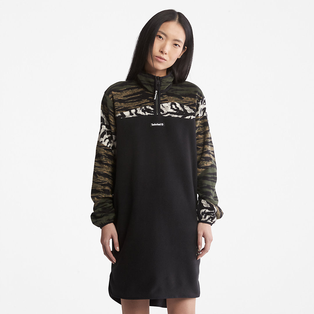 Chinese New Year Fleece Dress for Women in Black Timberland Discount