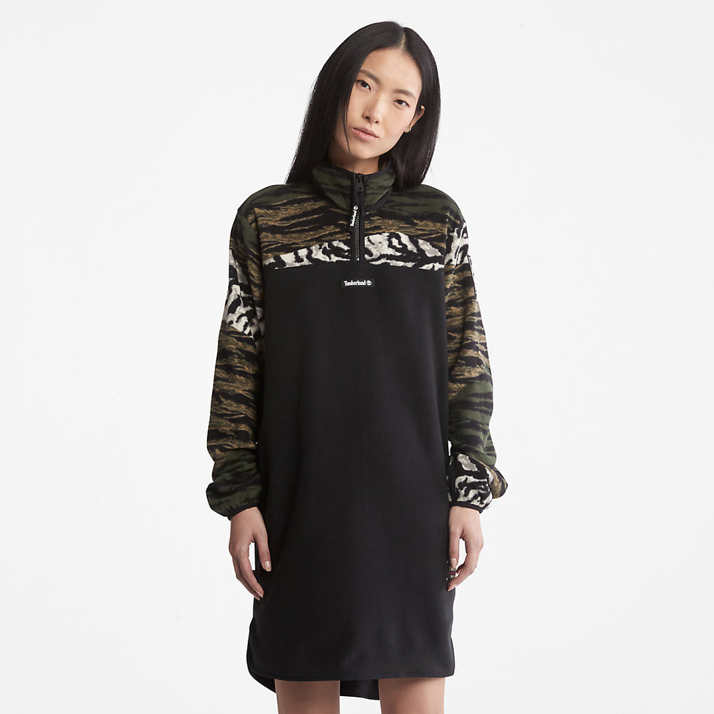 Chinese New Year Fleece Dress for Women in Black Timberland Discount