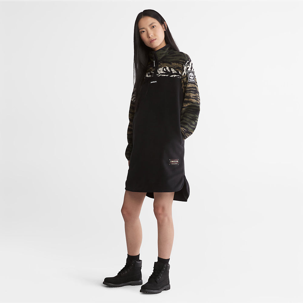 Chinese New Year Fleece Dress for Women in Black Timberland Discount