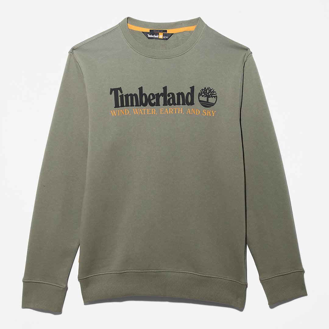 Wind, Water, Earth and Sky™ Sweatshirt for Men in Green Timberland For Sale