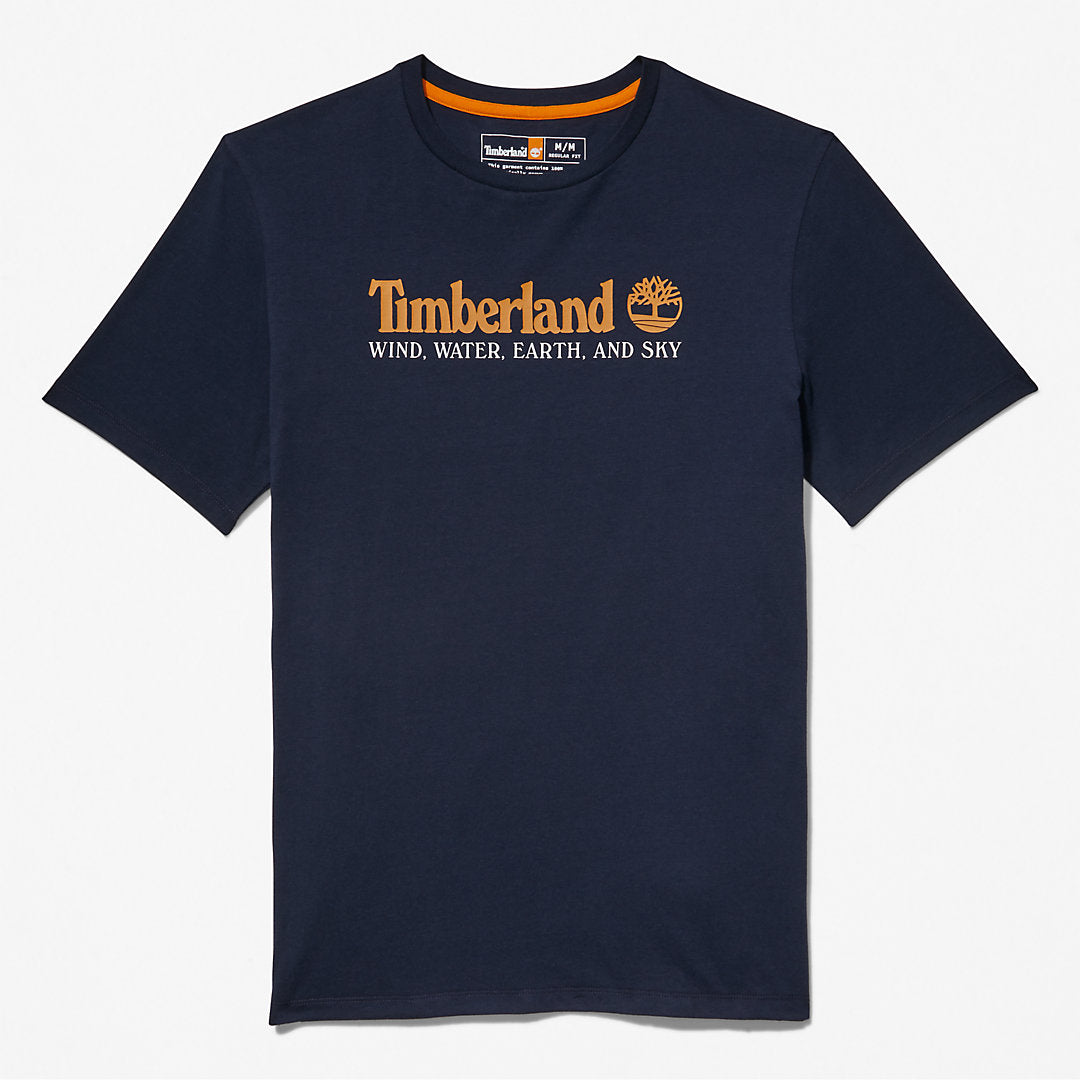 Wind, Water, Earth and Sky™ T-Shirt for Men in Navy Timberland Sale