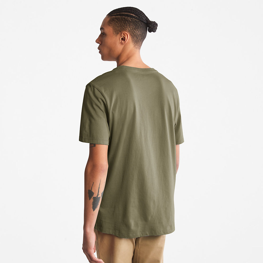 Wind, Water, Earth and Sky™ T-Shirt for Men in Dark Green Timberland Discount