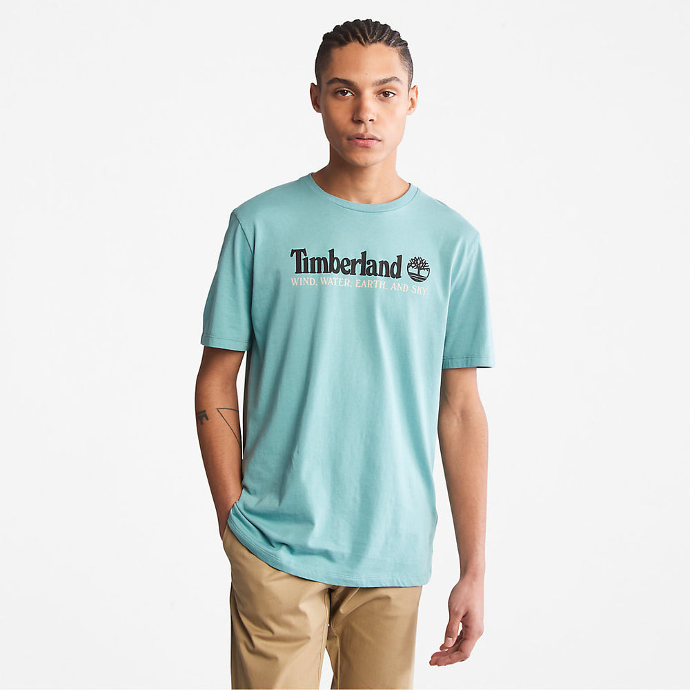 Wind, Water, Earth and Sky™ T-Shirt for Men in Green Timberland On Sale