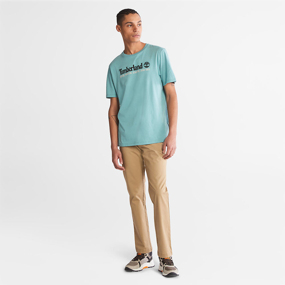 Wind, Water, Earth and Sky™ T-Shirt for Men in Green Timberland On Sale