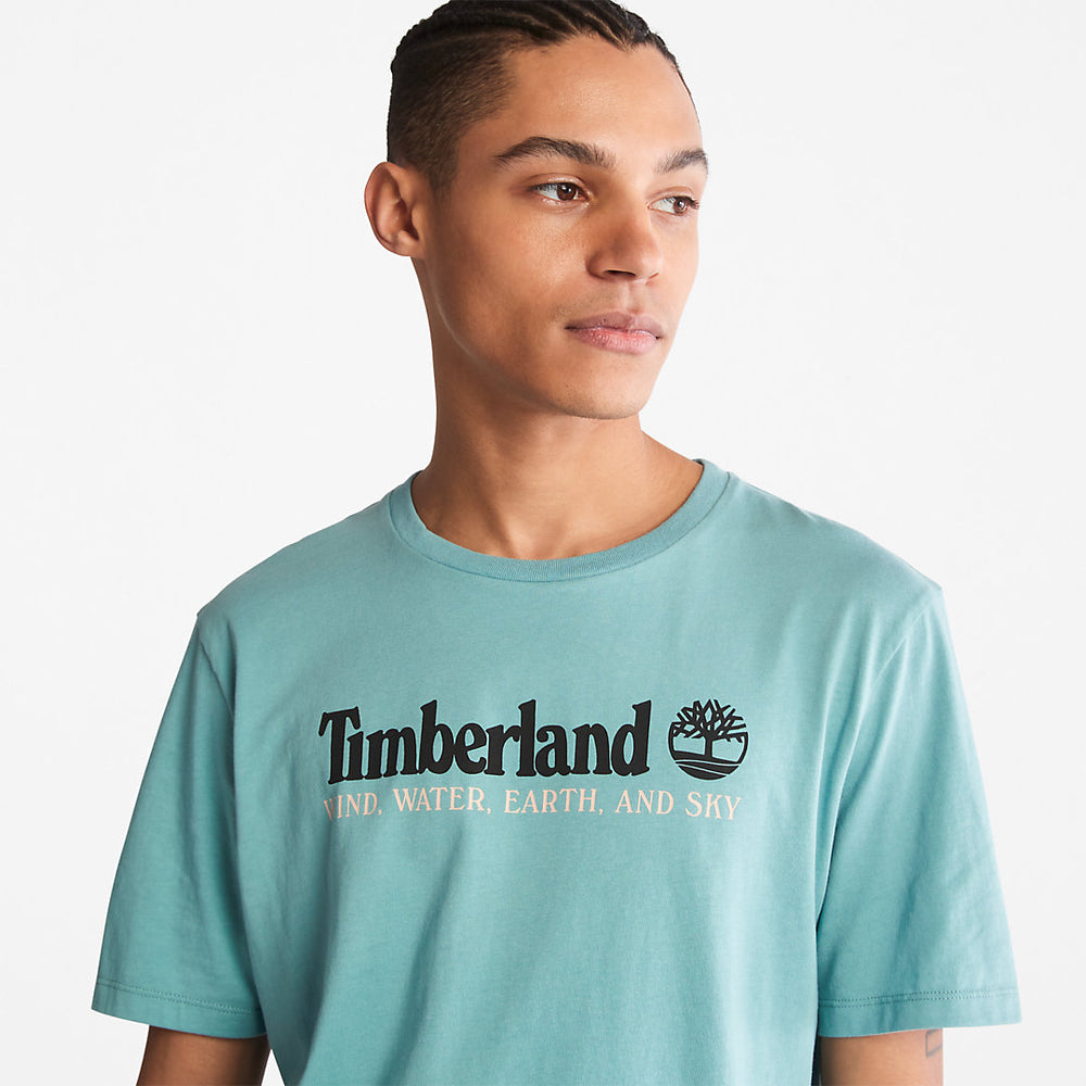 Wind, Water, Earth and Sky™ T-Shirt for Men in Green Timberland On Sale