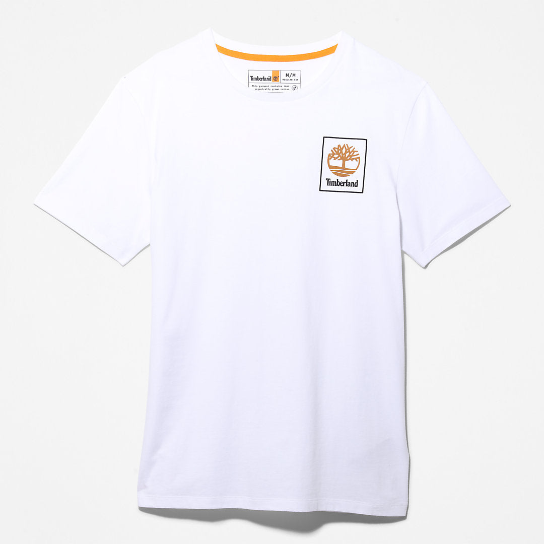 Wind, Water, Earth and Sky™ T-Shirt for Men in White Timberland Outlet