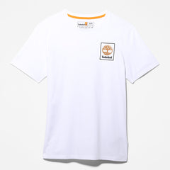 Wind, Water, Earth and Sky™ T-Shirt for Men in White Timberland Outlet