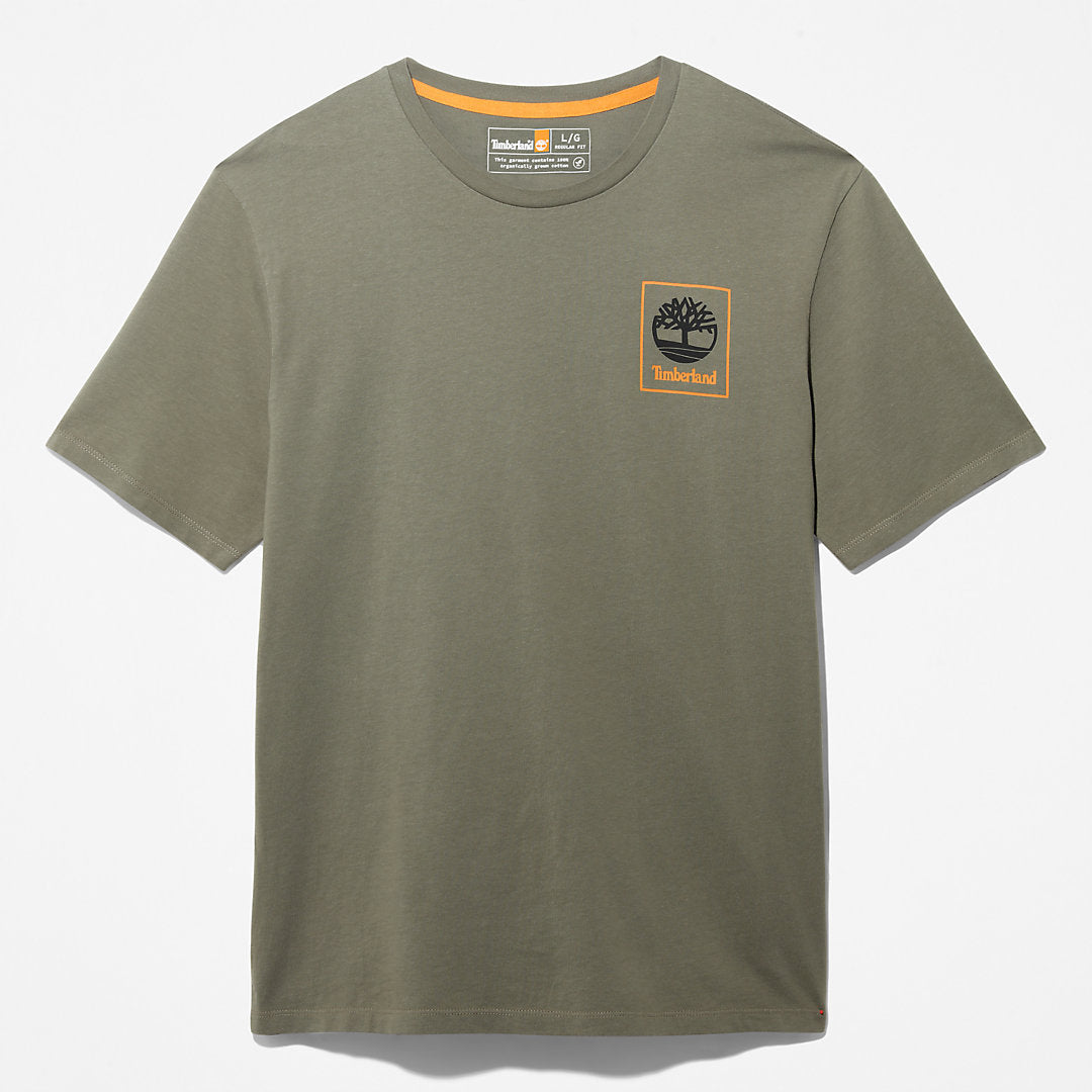 Wind, Water, Earth and Sky™ T-Shirt for Men in Green Timberland Sale