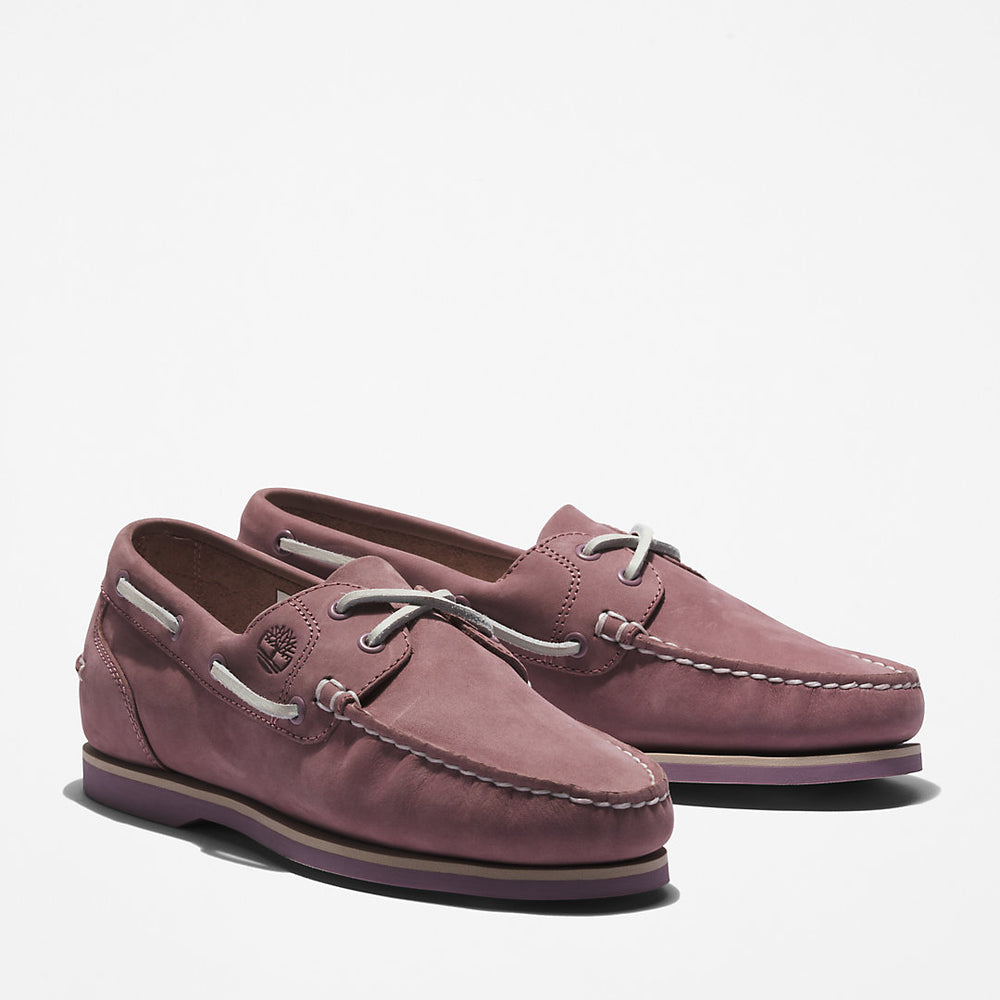 Timberland® Classic 2-Eye Boat Shoe for Women in Pink Timberland For Sale