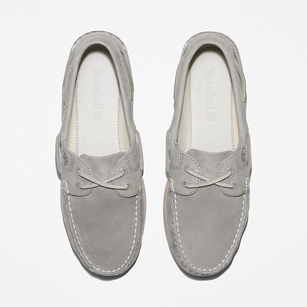 Timberland® Classic 2-Eye Boat Shoe for Women in Grey Timberland Outlet