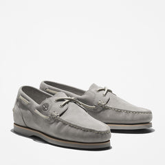 Timberland® Classic 2-Eye Boat Shoe for Women in Grey Timberland Outlet
