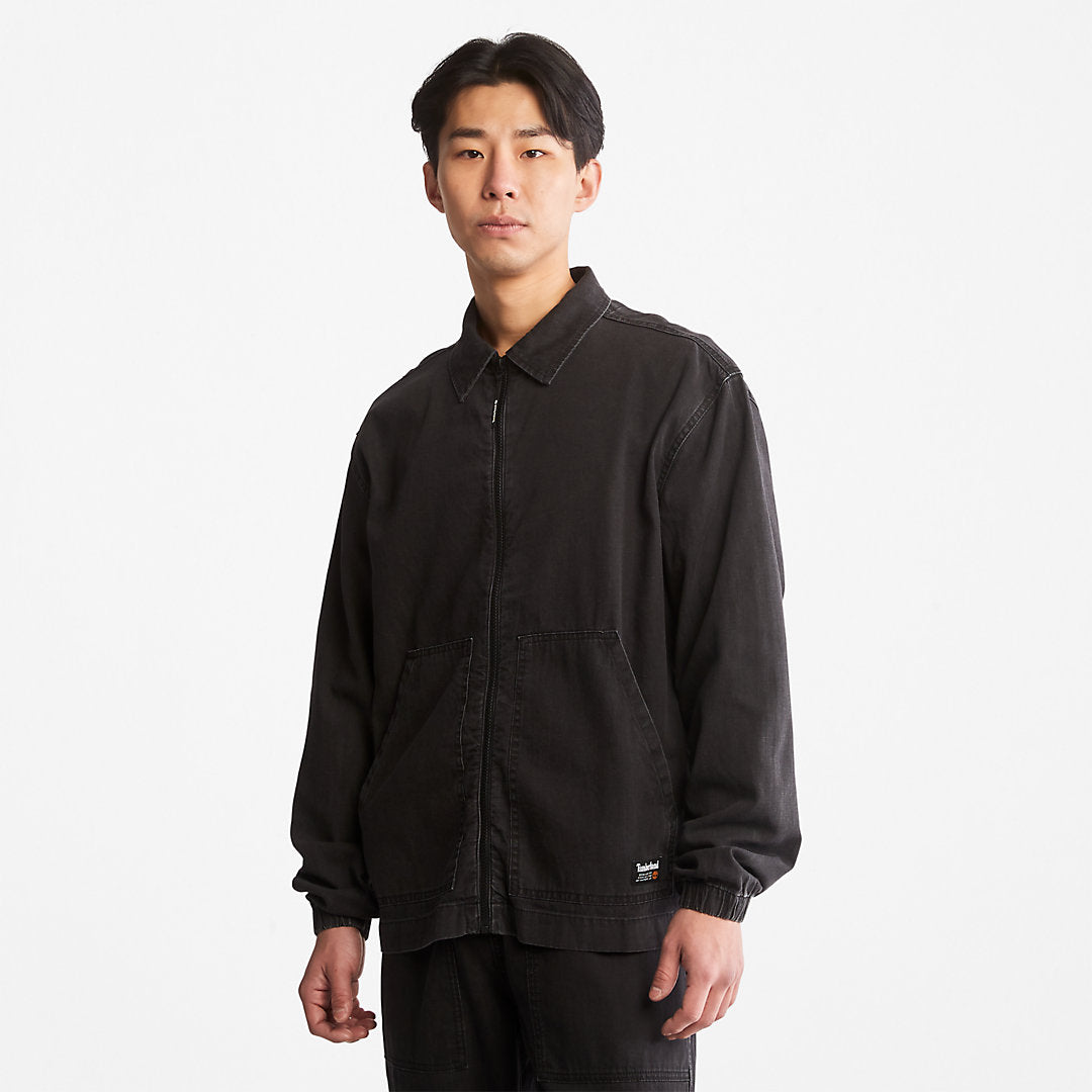 Progressive Utility Light Denim Jacket for Men in Black Timberland US