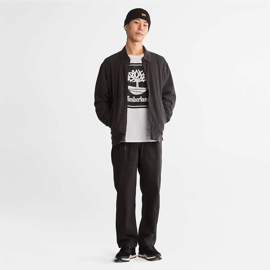 Progressive Utility Light Denim Jacket for Men in Black Timberland US