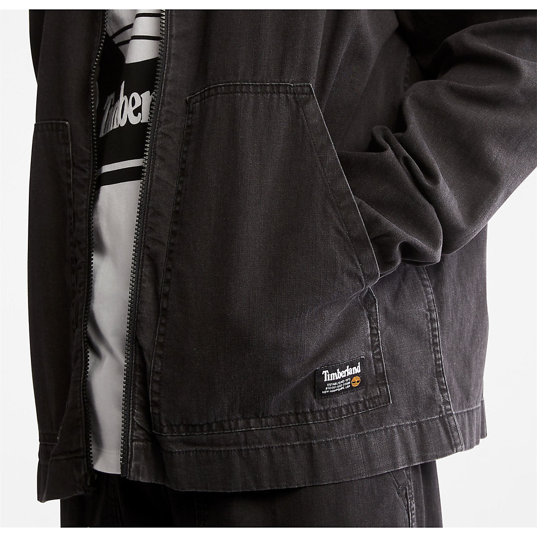Progressive Utility Light Denim Jacket for Men in Black Timberland US