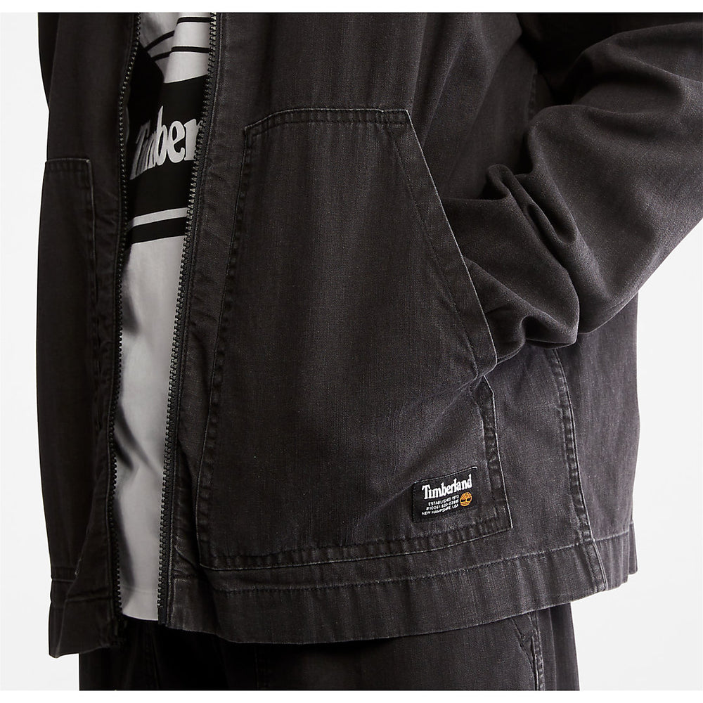 Progressive Utility Light Denim Jacket for Men in Black Timberland US