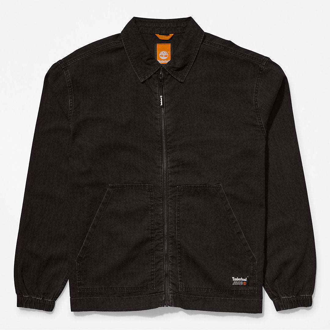 Progressive Utility Light Denim Jacket for Men in Black Timberland US