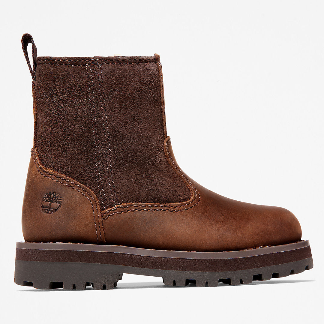 Courma Kid Warm Boot for Toddler in Dark Brown Timberland US