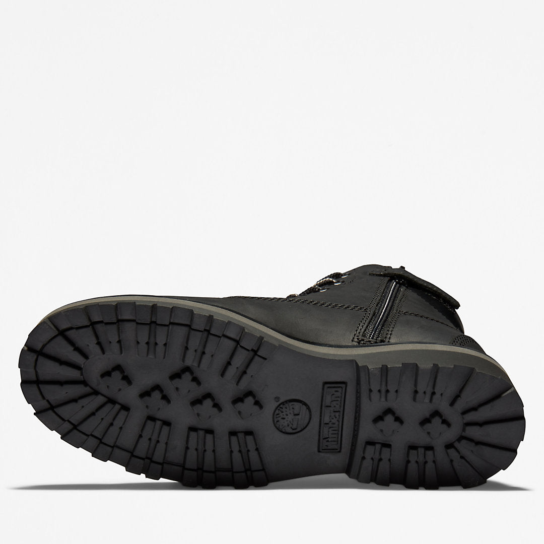Courma Kid 6 Inch Side-zip Boot for Junior in Black Timberland On Sale