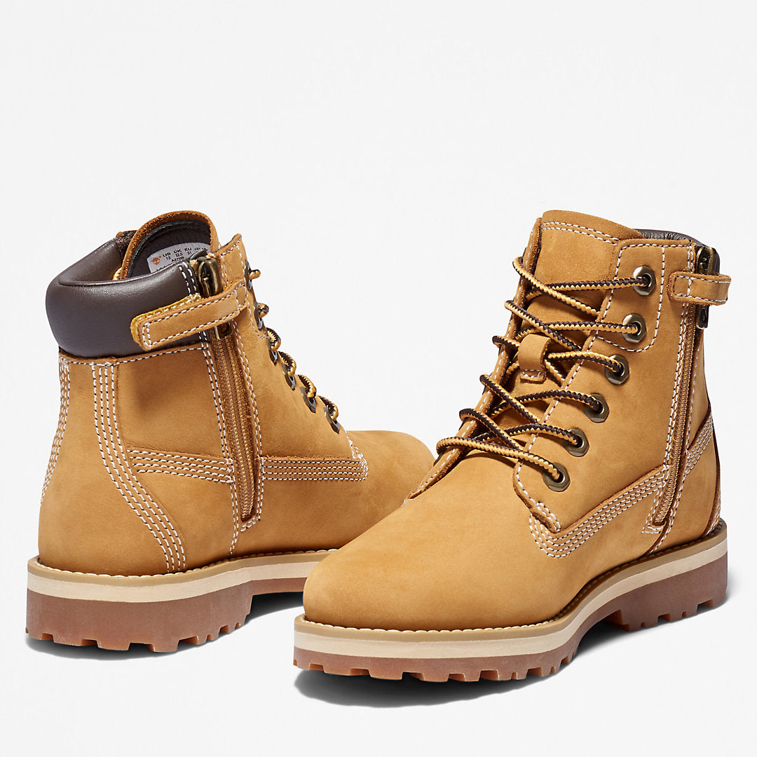 Courma Kid 6 Inch Side-zip Boot for Junior in Yellow Timberland Online