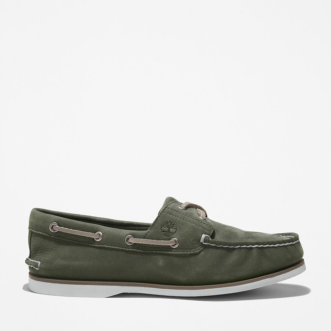 Timberland® 2-Eye Classic Boat Shoe for Men in Dark Green Timberland Online