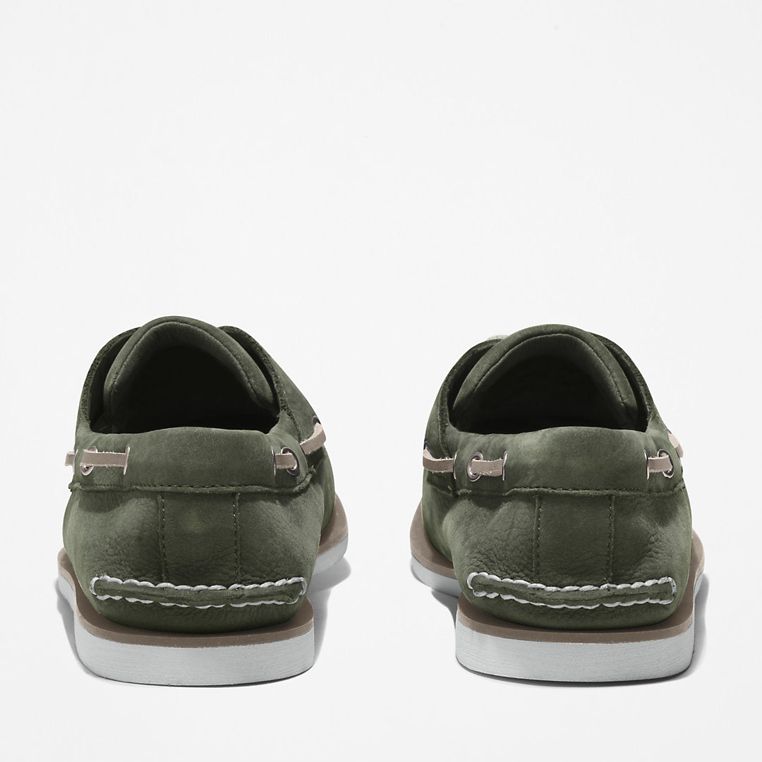 Timberland® 2-Eye Classic Boat Shoe for Men in Dark Green Timberland Online