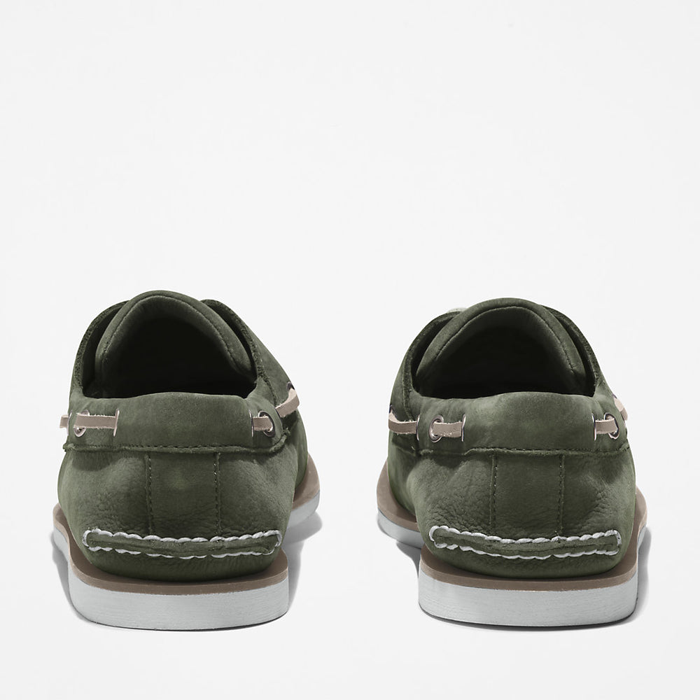 Timberland® 2-Eye Classic Boat Shoe for Men in Dark Green Timberland Online