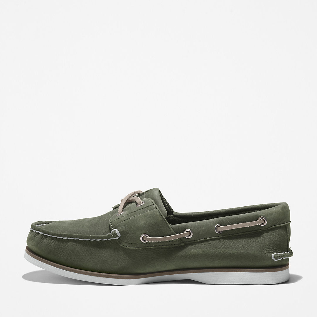 Timberland® 2-Eye Classic Boat Shoe for Men in Dark Green Timberland Online