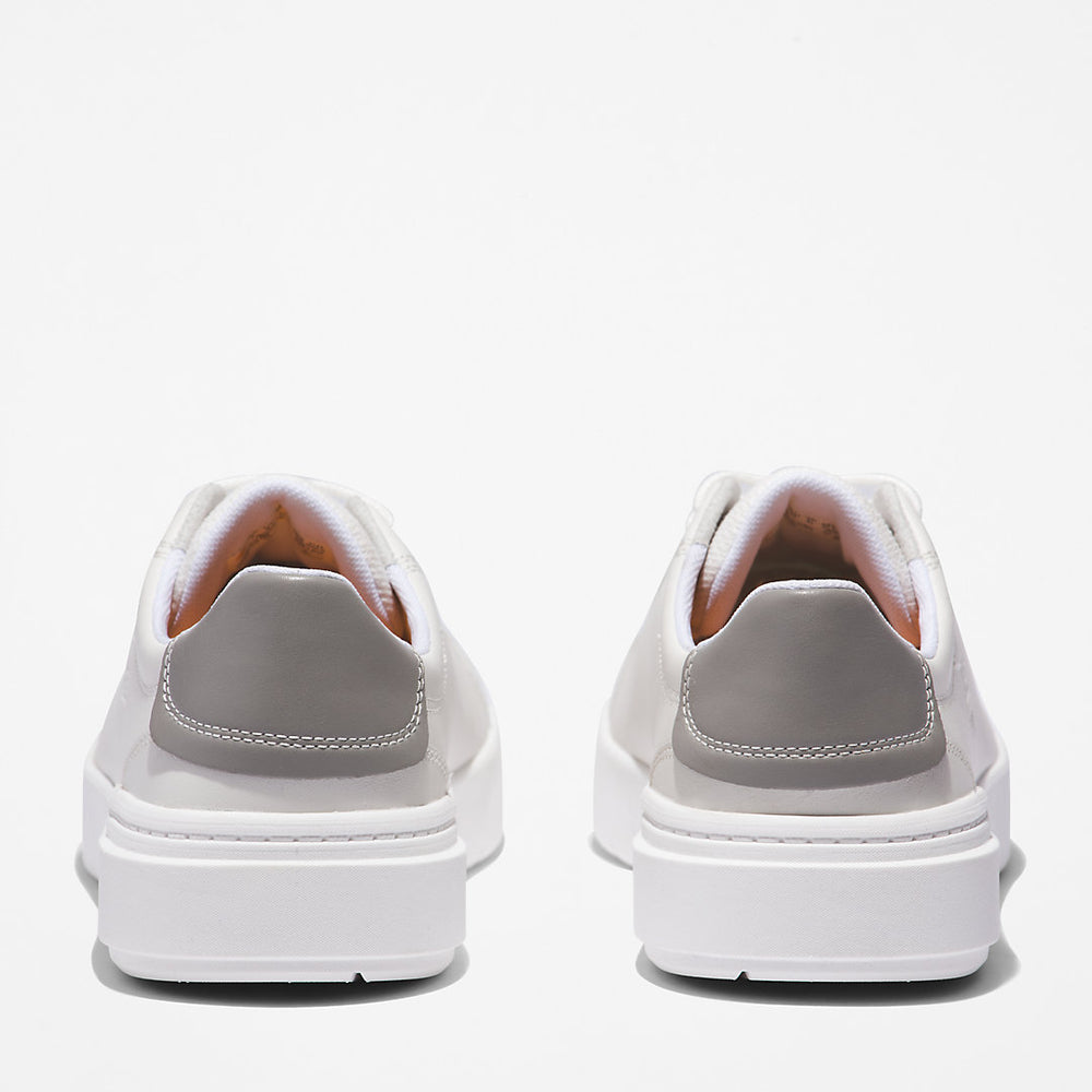 Seneca Bay Leather Trainer for Men in White Timberland Discount