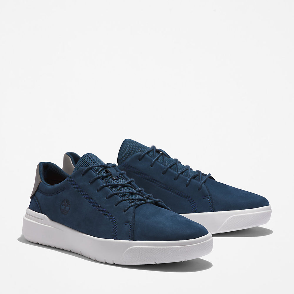 Seneca Bay Leather Trainer for Men in Blue Timberland US