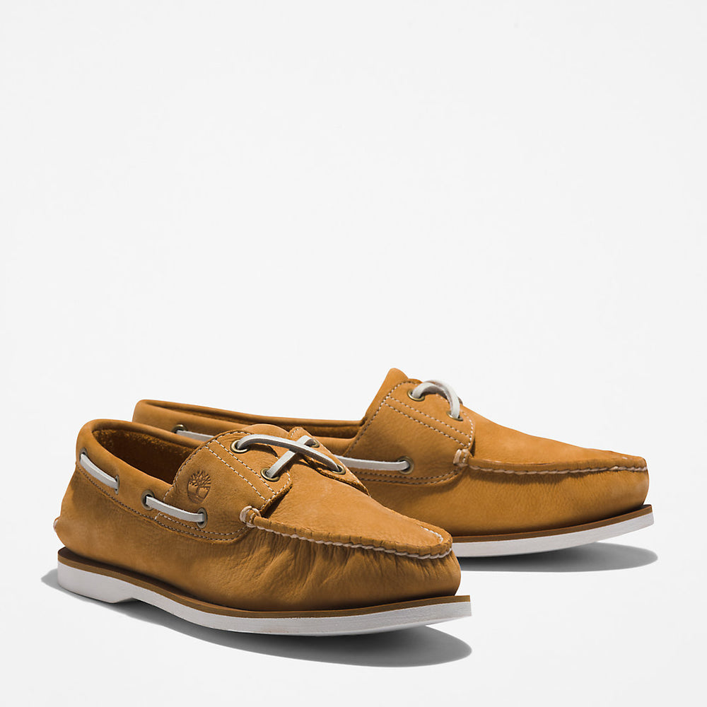 Timberland® 2-Eye Classic Boat Shoe for Men in Light Brown Timberland Sale