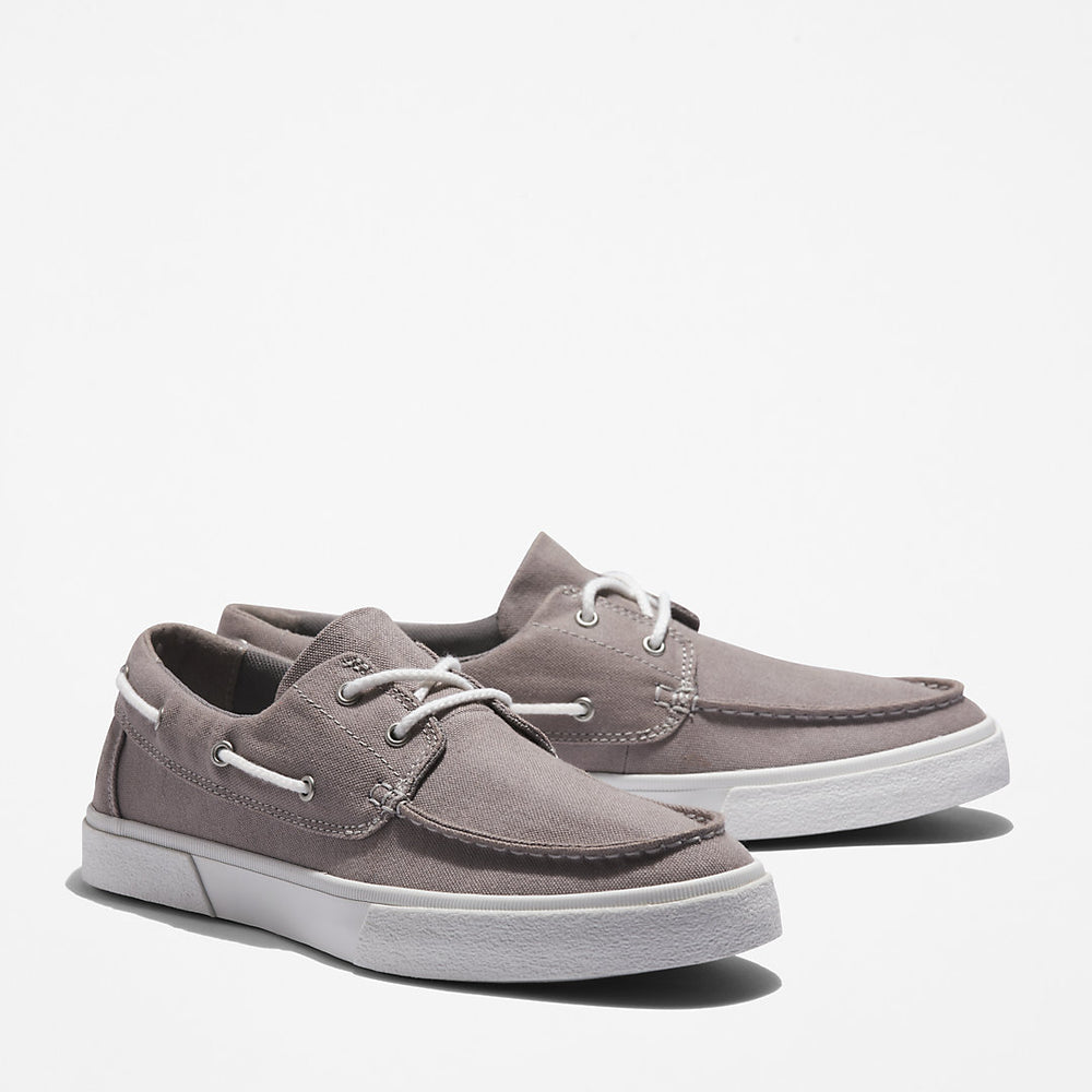 Union Wharf 2.0 EK+ Boat Shoe for Men in Grey Timberland On Sale
