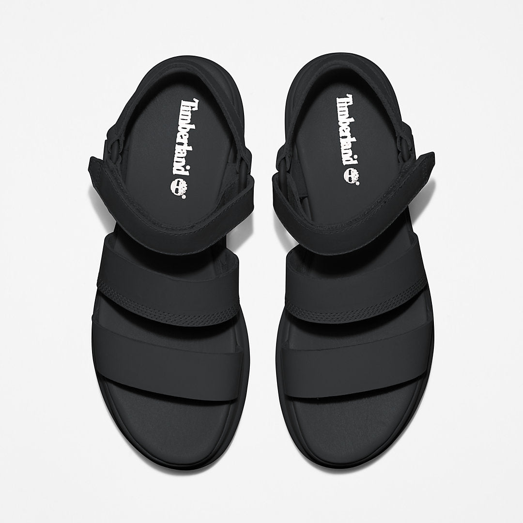 London Vibe Ankle-Strap Sandal for Women in Black Timberland Discount