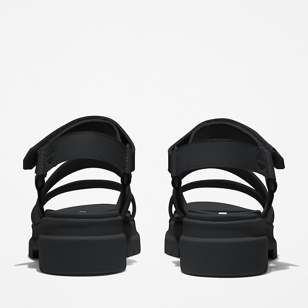 London Vibe Ankle-Strap Sandal for Women in Black Timberland Discount