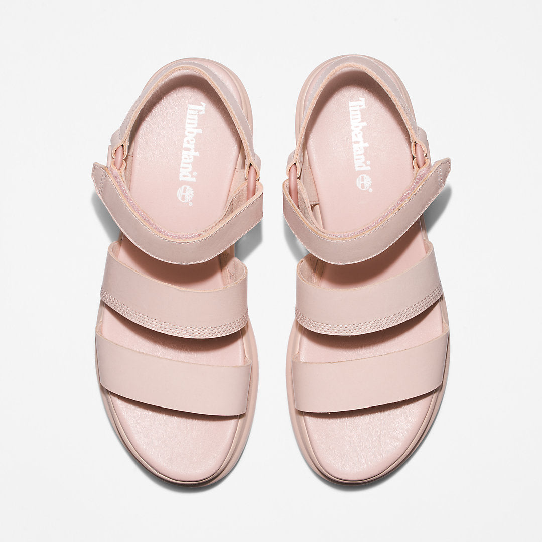 London Vibe Ankle-Strap Sandal for Women in Light Pink Timberland US