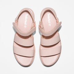 London Vibe Ankle-Strap Sandal for Women in Light Pink Timberland US