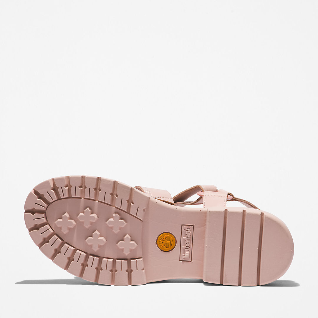 London Vibe Ankle-Strap Sandal for Women in Light Pink Timberland US