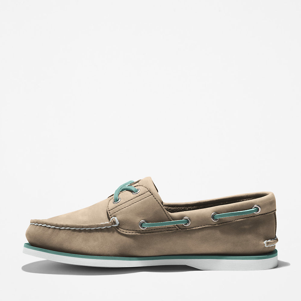 Timberland® 2-Eye Classic Boat Shoe for Men in Beige Timberland Discount