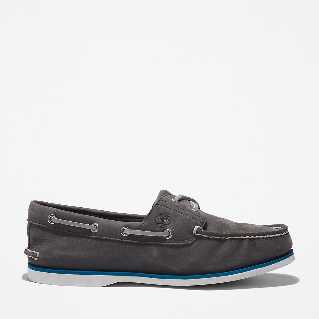 Timberland® 2-Eye Classic Boat Shoe for Men in Dark Grey Timberland US