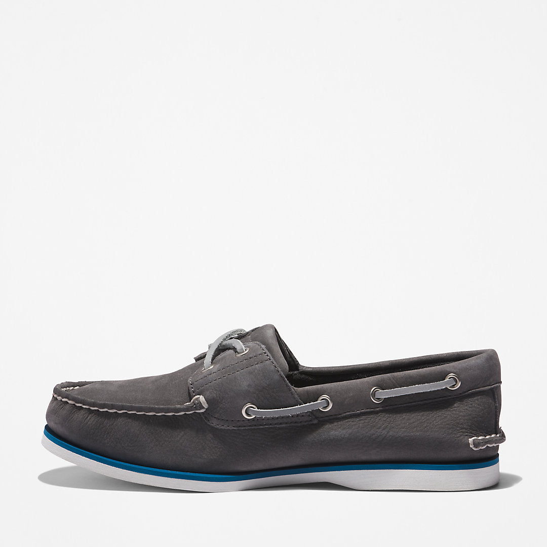 Timberland® 2-Eye Classic Boat Shoe for Men in Dark Grey Timberland US